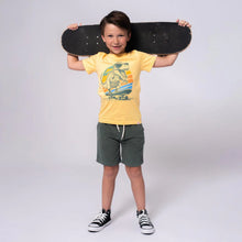 Load image into Gallery viewer, Yellow Dino Rock Graphic Tee