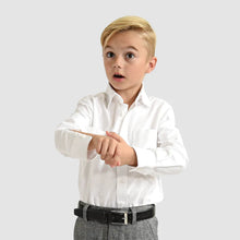Load image into Gallery viewer, Boy’s Button-Down Long Sleeve Dress Shirt