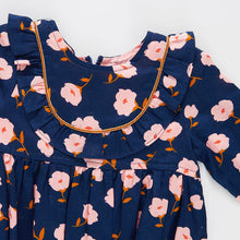 Load image into Gallery viewer, Baby Navy Flower Toss Eileen Bubble