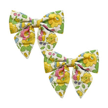 Load image into Gallery viewer, Liberty of London Hair Bow Pigtail Set with Ties - Medium
