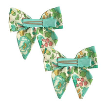 Load image into Gallery viewer, Liberty of London Hair Bow Pigtail Set with Ties - Medium