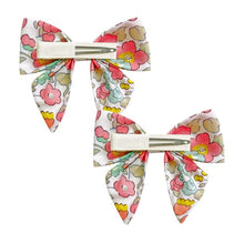Load image into Gallery viewer, Liberty of London Hair Bow Pigtail Set with Ties - Medium
