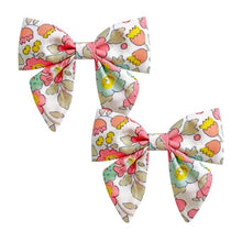 Load image into Gallery viewer, Liberty of London Hair Bow Pigtail Set with Ties - Medium