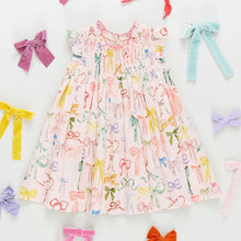 Load image into Gallery viewer, Stevie Watercolor Bows Dress
