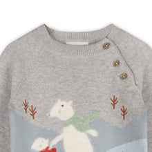 Load image into Gallery viewer, Skating Polar Bear Pullover Sweater