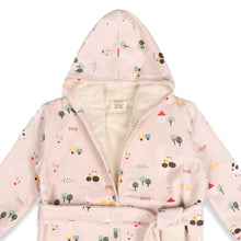 Load image into Gallery viewer, Farm Baby Hooded Bathrobe (Organic Jersey)