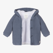 Load image into Gallery viewer, Faux Fur Lined Knitted Pram Coat with Pompom