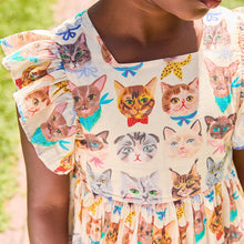 Load image into Gallery viewer, Elsie Cool Cats Dress
