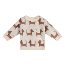 Load image into Gallery viewer, Children's sweater with dachshund pattern
