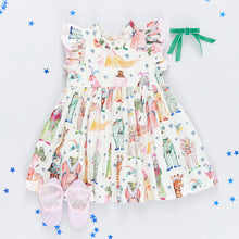 Load image into Gallery viewer, Leila Circus Animals Dress
