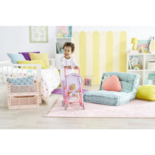 Load image into Gallery viewer, Flowered Stroller for 12" Doll