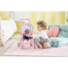 Load image into Gallery viewer, Flowered Stroller for 12" Doll