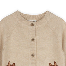Load image into Gallery viewer, Horse Sweater Baby Cardigan (Organic Cotton)