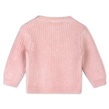 Load image into Gallery viewer, 'Love' Embroidered Chunky Knit Baby Sweater (Organic)