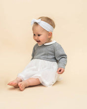 Load image into Gallery viewer, Milan Knit Baby Peter Pan Collar Tutu Dress