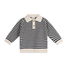 Load image into Gallery viewer, Leo Textured Knit Polo & Pant Set (Organic Cotton)