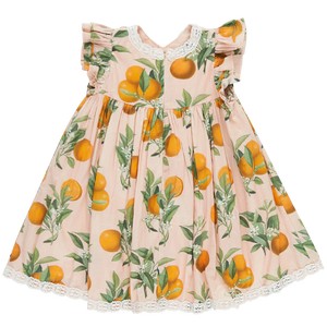 Katherine Botanical Oranges Dress