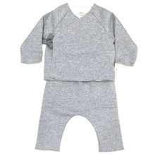 Load image into Gallery viewer, Baby Two-Piece Gray Set