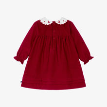 Load image into Gallery viewer, Baby Girl Corduroy Dress with Collar