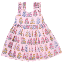 Load image into Gallery viewer, Pink Flowerette Via Dress
