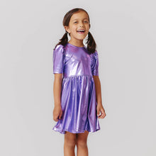 Load image into Gallery viewer, Purple Sparkle Laurie Dress
