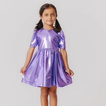 Load image into Gallery viewer, Purple Sparkle Laurie Dress