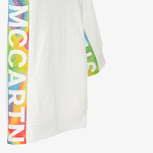 Load image into Gallery viewer, Hooded Fleece Dress with Rainbow Stella Tape