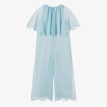 Load image into Gallery viewer, Creponette Romper with Embroidered Scallops