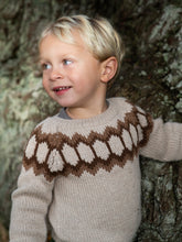 Load image into Gallery viewer, Llama Raglan Sand Sweater