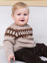 Load image into Gallery viewer, Baby Llama Raglan Sand Sweater