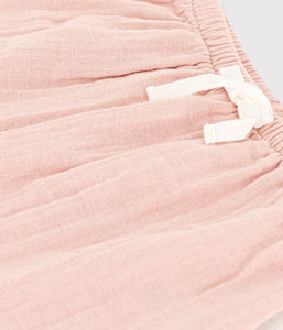 Pink Gauze Baby Pants