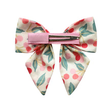 Load image into Gallery viewer, Medium Bow with Tails - Pigtails Set