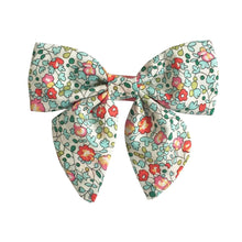 Load image into Gallery viewer, Medium Bow with Tails - Pigtails Set