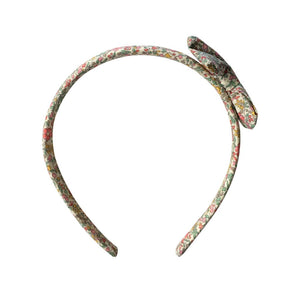 Liberty Print Headband- Thin with Bow