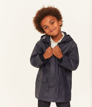 Load image into Gallery viewer, Petit Bateau Navy Raincoat
