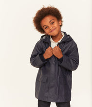 Load image into Gallery viewer, Petit Bateau Navy Raincoat