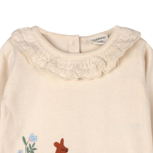 Woodland Embroidered Sweater Set