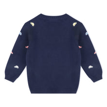 Load image into Gallery viewer, Mini Beetle Cars Embroidered Baby Sweater (Organic)
