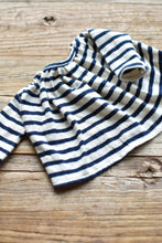 Load image into Gallery viewer, Ruthie the Rabbit – Heirloom Wool Doll in Harbor Stripe Set
