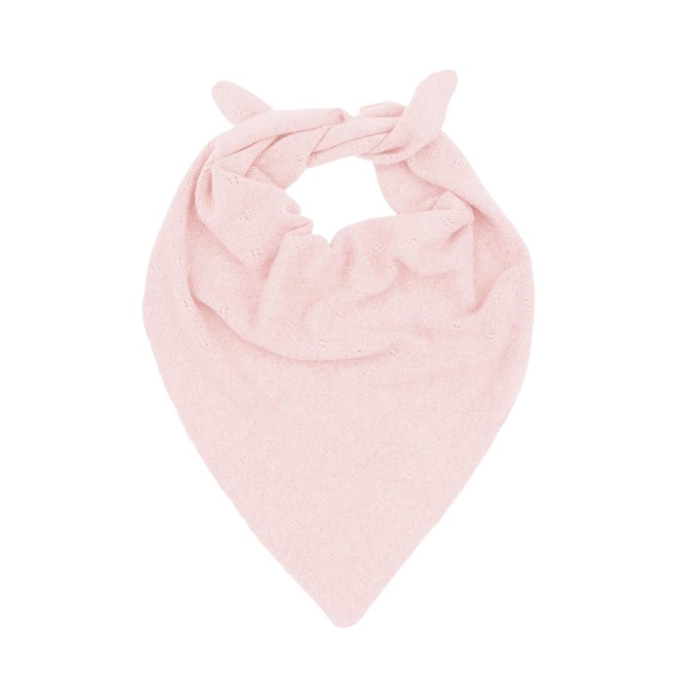 Pointelle Cashmere Triangle Scarf