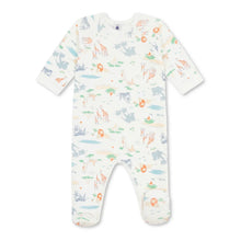 Load image into Gallery viewer, Animals Side-Zip Footie
