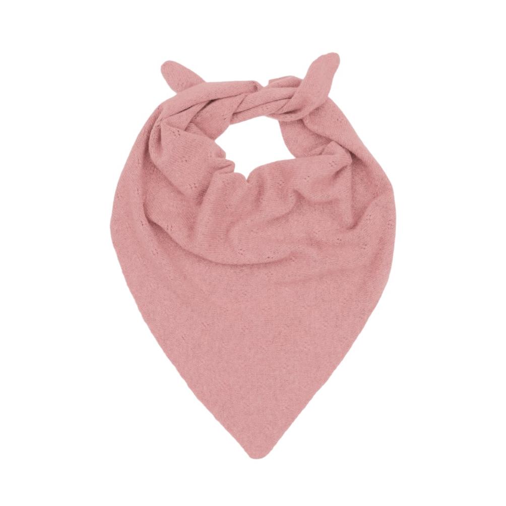 Pointelle Cashmere Triangle Scarf