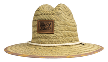 Load image into Gallery viewer, Kids Straw Sun Hat Barney Patrol - Zinked
