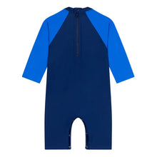 Load image into Gallery viewer, Baby Full Body Blue Rashguard
