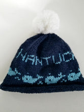 Load image into Gallery viewer, Baby Cashmere Nantucket Whale Hat

