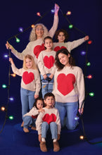 Load image into Gallery viewer, Petit Bateau Heart Sweater
