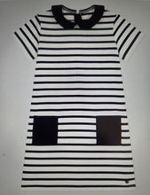 Load image into Gallery viewer, Striped Collared Dress with Pockets
