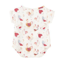 Load image into Gallery viewer, Feathered Friends Muslin Kimono Onesie
