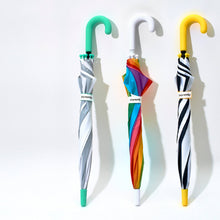 Load image into Gallery viewer, Kids Umbrellas – Fun, Durable, and Kid-Friendly Grey &amp; White
