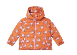 Scribble Stars Hooded Puffer